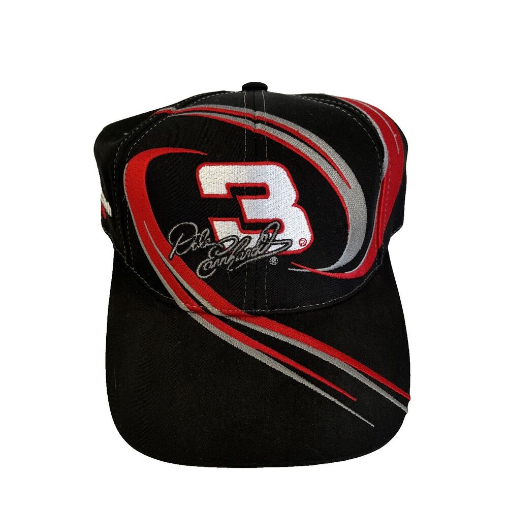 Vintage Dale Earnhardt #3 The‎ Intimidator GM Goodwrench Adjust Race Hat Chase